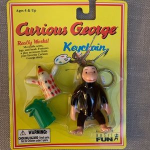 Curious George keychain